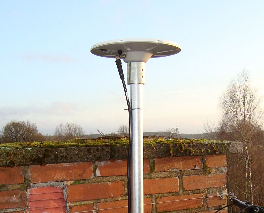 C-station med takmonterad antenn av klass C.