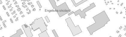 Exempelbild Bebyggelse (nedtonad) från tjänsten Topografisk webbkarta med fastighetsindelning - Visning Skiktindelad.