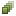 Grön kvadrat med flera likadana kvadrater bakom i en rad.