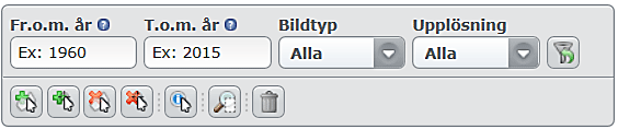 Box with fillable fields with the headings.