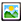  Image icon depicting green landscape with sun in blue sky. 