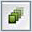 En grön kvadrat med flera likadana kvadrater i en rad bakom.