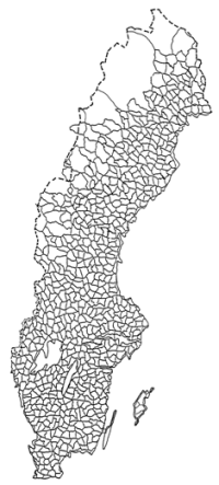 Map of the levelling network of the third national precise levelling.