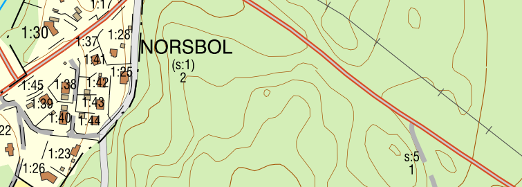 Map section from the Property Map.